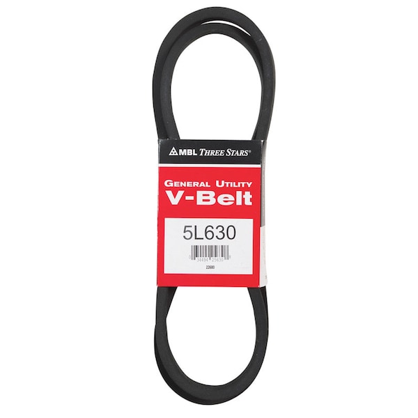 Mbl Mitsuboshi FHP General Utility V-Belt 0.63 in. W X 63 in. L For Fractional Horsepower Motors 5L630A - main